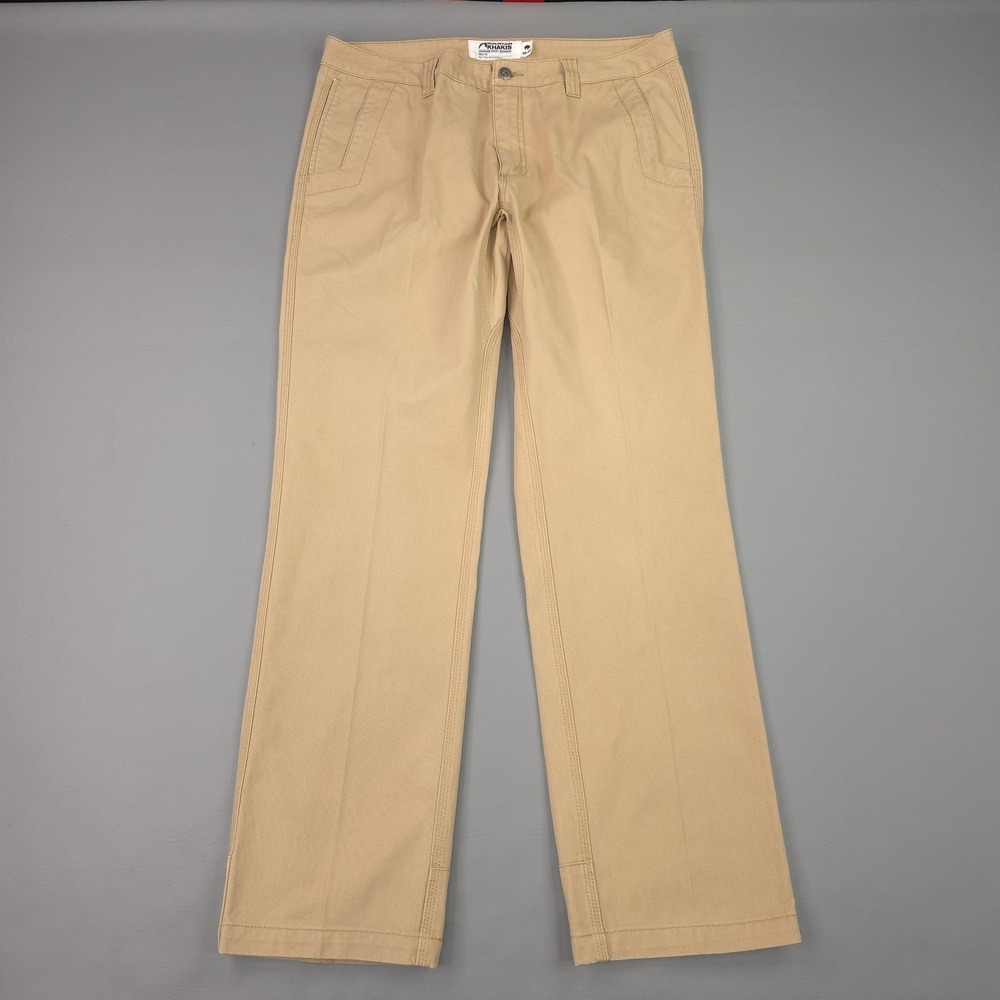 Mountain Khakis Pants Mens 36x32 Khaki Original Mountain Pant Slim Workwear